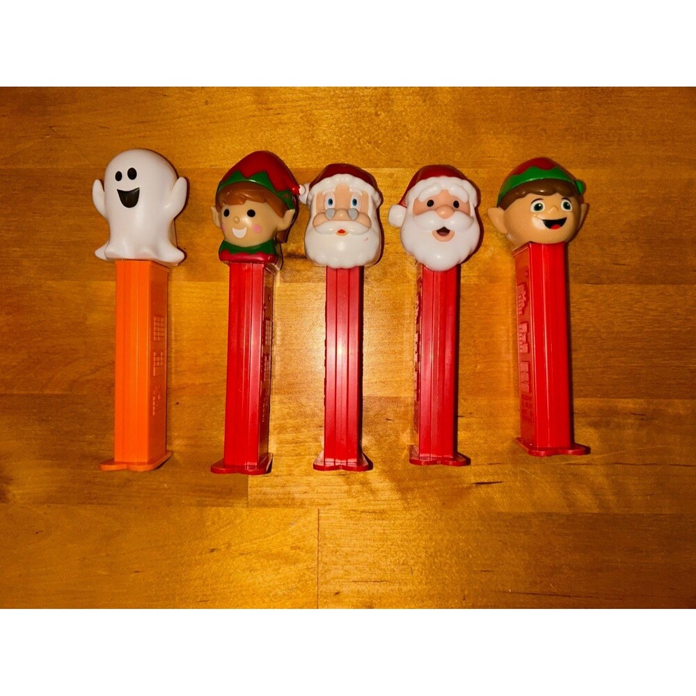 Pez Dispensers Holiday Lot of 5